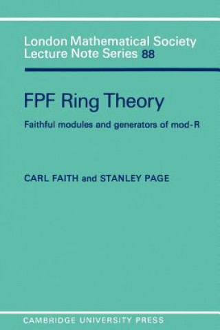 Book FPF Ring Theory Carl FaithStanley Page