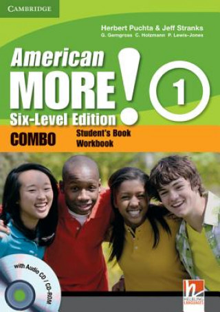 Carte American More! Six-Level Edition Level 1 Combo with Audio CD/CD-ROM Herbert PuchtaJeff StranksGünter GerngrossChristian Holzmann