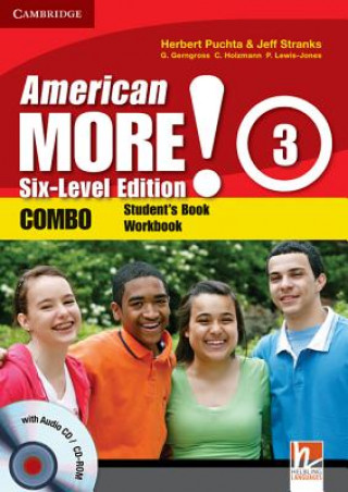 Carte American More! Six-Level Edition Level 3 Combo with Audio CD/CD-ROM Herbert PuchtaJeff StranksGünter GerngrossChristian Holzmann