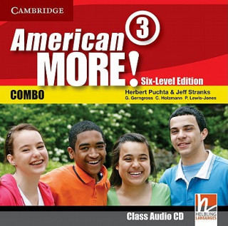 Аудио American More! Six-Level Edition Level 3 Class Audio CD Herbert PuchtaJeff StranksGünter GerngrossChristian Holzmann