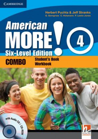 Książka American More! Six-Level Edition Level 4 Combo with Audio CD/CD-ROM Herbert PuchtaJeff StranksGünter GerngrossChristian Holzmann