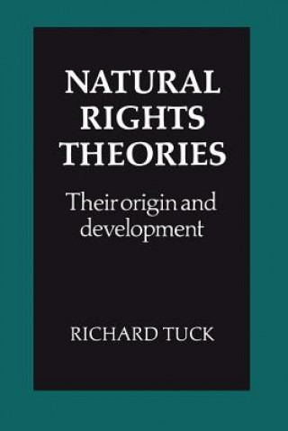 Kniha Natural Rights Theories Richard Tuck