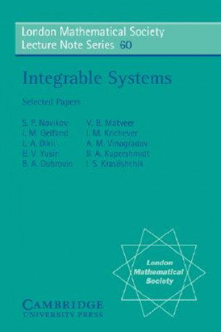 Knjiga Integrable Systems I. S. Novikov