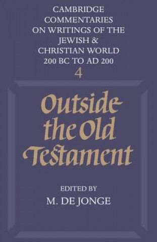 Kniha Outside the Old Testament Marinus de Jonge