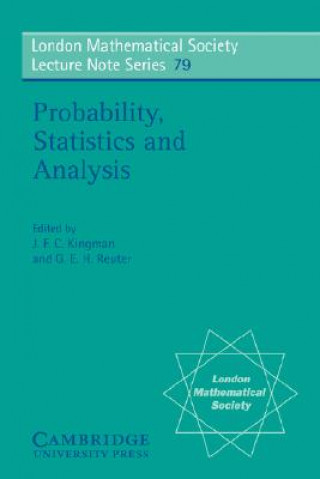 Buch Probability, Statistics and Analysis J. F. C. KingmanG. E. H. Reuter