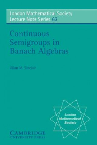 Livre Continuous Semigroups in Banach Algebras Allan M. Sinclair