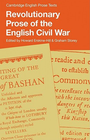 Livre Revolutionary Prose of the English Civil War Howard Erskine-HillGraham Storey