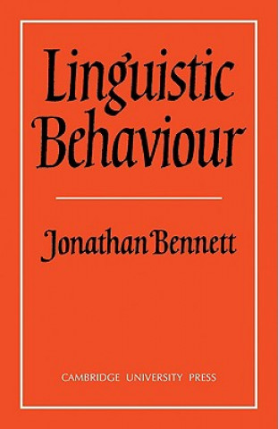 Book Linguistic Behaviour Jonathan Bennett