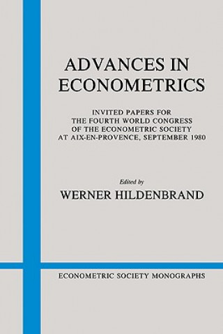 Kniha Advances in Econometrics Werner Hildenbrand