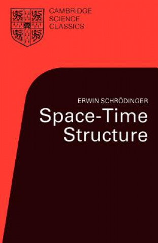 Kniha Space-Time Structure Erwin Schrödinger