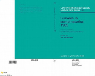 Книга Surveys in Combinatorics 1985 Ian Anderson