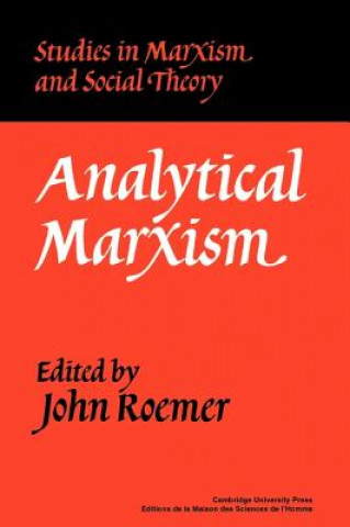 Könyv Analytical Marxism John Roemer