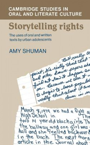 Kniha Storytelling Rights Amy Shuman