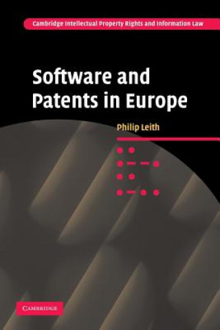 Livre Software and Patents in Europe Philip Leith