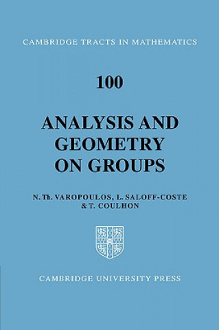 Книга Analysis and Geometry on Groups Nicholas T. VaropoulosL. Saloff-CosteT. Coulhon