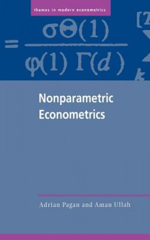Kniha Nonparametric Econometrics Adrian PaganAman Ullah