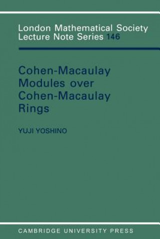 Buch Maximal Cohen-Macaulay Modules over Cohen-Macaulay Rings Y. Yoshino