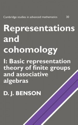 Könyv Representations and Cohomology: Volume 1, Basic Representation Theory of Finite Groups and Associative Algebras D. J. Benson