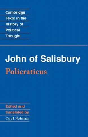 Book John of Salisbury: Policraticus John of SalisburyCary J. Nederman