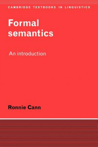 Książka Formal Semantics Ronnie Cann