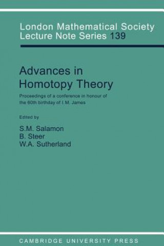 Βιβλίο Advances in Homotopy Theory S. SalamonB. SteerW. Sutherland