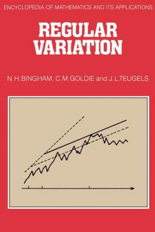 Knjiga Regular Variation N. H. BinghamC. M. GoldieJ. L. Teugels