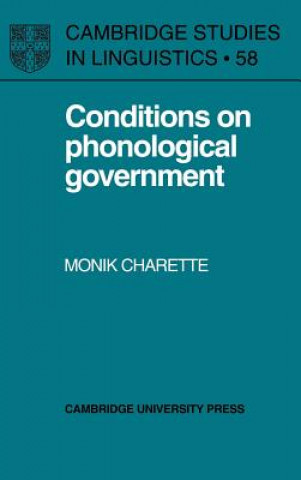 Book Conditions on Phonological Government Monik Charette