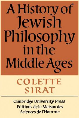 Carte History of Jewish Philosophy in the Middle Ages Colette Sirat