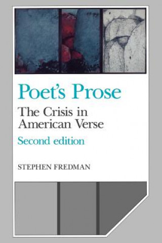 Libro Poet's Prose Stephen FredmanAlbert Gelpi