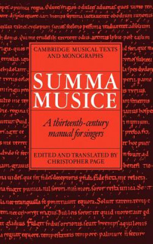 Buch Summa Musice Christopher Page