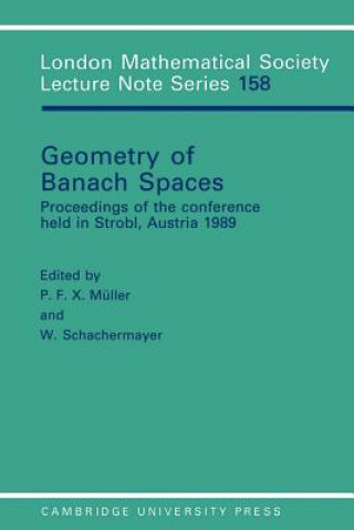 Kniha Geometry of Banach Spaces P. F. X. MüllerW. Schachermayer