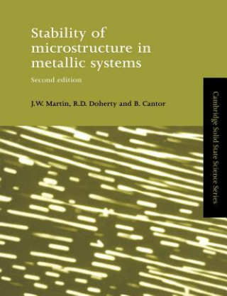 Książka Stability of Microstructure in Metallic Systems J. W. MartinR. D. DohertyB. Cantor