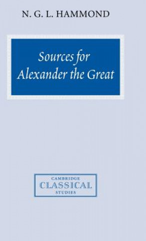 Kniha Sources for Alexander the Great N. G. L. Hammond