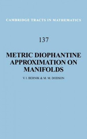 Book Metric Diophantine Approximation on Manifolds V. I. BernikM. M. Dodson