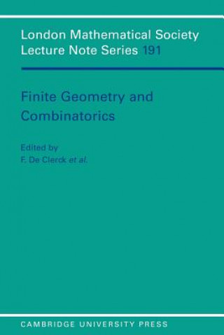 Carte Finite Geometries and Combinatorics F. de ClerckJ. Hirschfeld