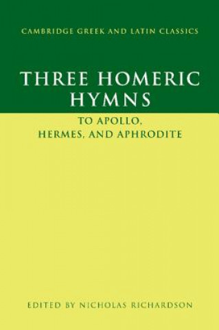 Книга Three Homeric Hymns Nicholas Richardson