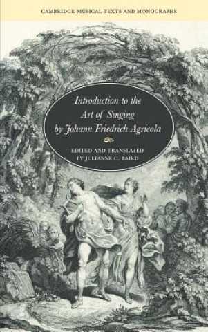 Libro Introduction to the Art of Singing by Johann Friedrich Agricola Johann Friedrich Agricola