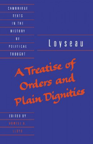 Książka Treatise of Orders and Plain Dignities Charles Loyseau