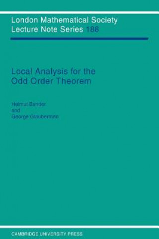 Carte Local Analysis for the Odd Order Theorem Bender