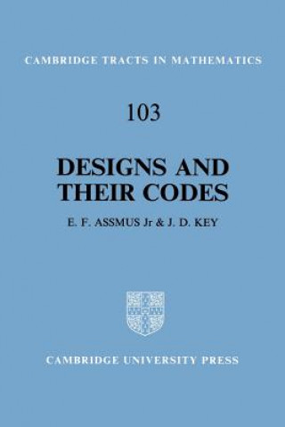Könyv Designs and their Codes Assmus