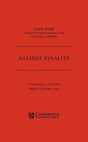 Kniha Against Finality John Beer