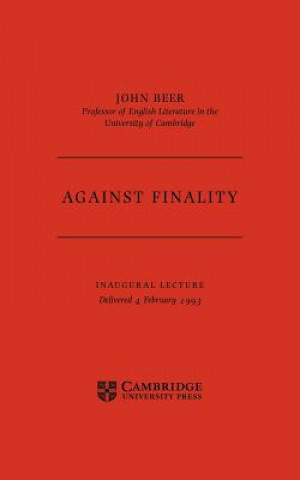 Book Against Finality John Beer