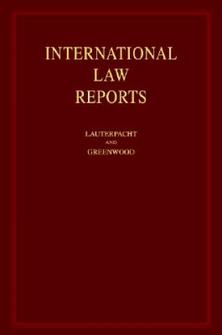 Książka International Law Reports 