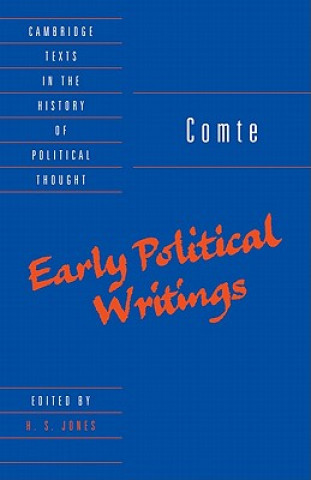 Book Comte: Early Political Writings Auguste ComteH. S. Jones