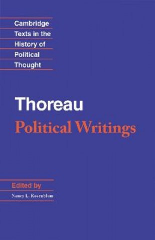 Kniha Thoreau: Political Writings Henry David ThoreauNancy L. Rosenblum