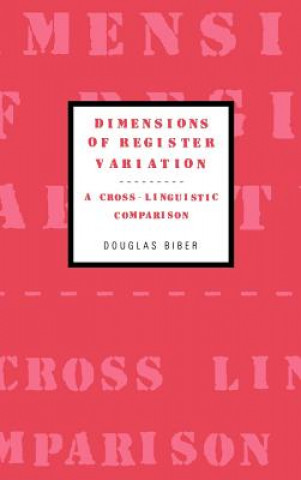Könyv Dimensions of Register Variation Douglas Biber