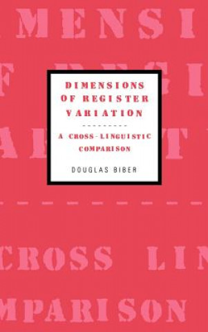 Kniha Dimensions of Register Variation Douglas Biber