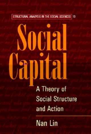 Kniha Social Capital Nan Lin