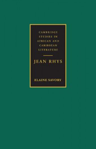 Book Jean Rhys Elaine Savory