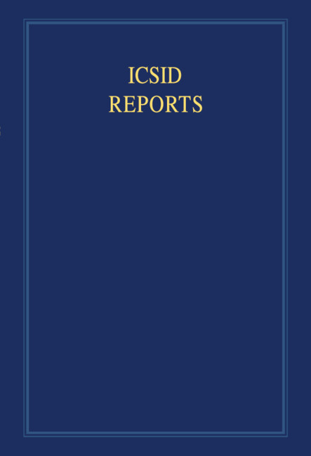 Carte ICSID Reports: Volume 3 R. Rayfuse
